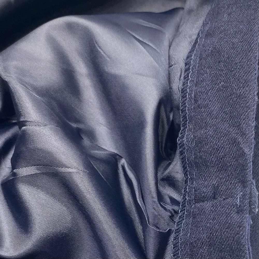 Harve Benard Women’s Navy Blue Wool Pants 14 Lined Side Zip/Button Closure NWT - Picture 9 of 14